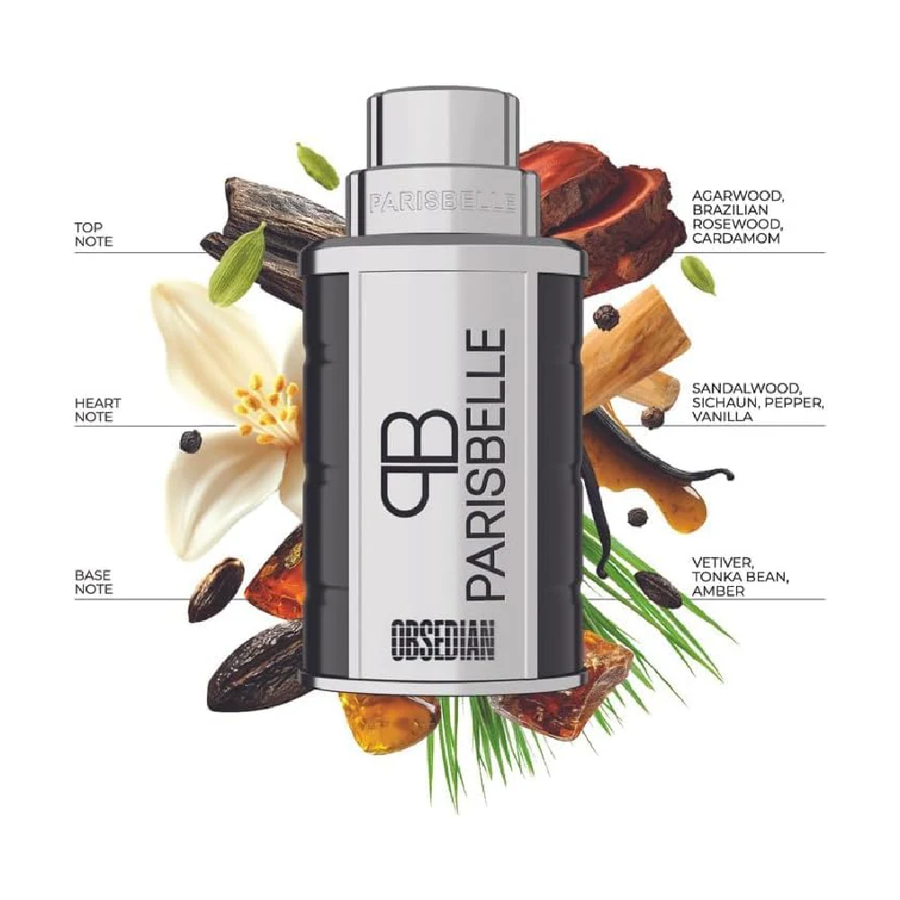 Parisbelle Obsedian Extrait De Perfume 100ml